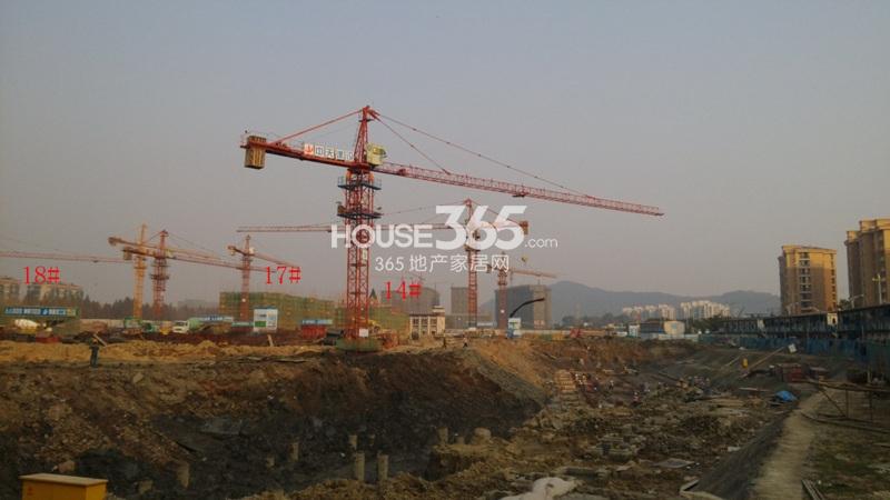 中天之江诚品项目14、17、18号楼施工进程图（2014.11）