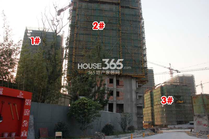 保利罗兰香谷1、2、3号楼施工实景图（2014年10月摄） 