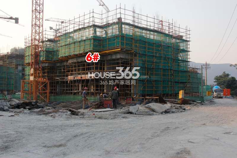 保利罗兰香谷6号楼施工实景图（2014年10月摄）