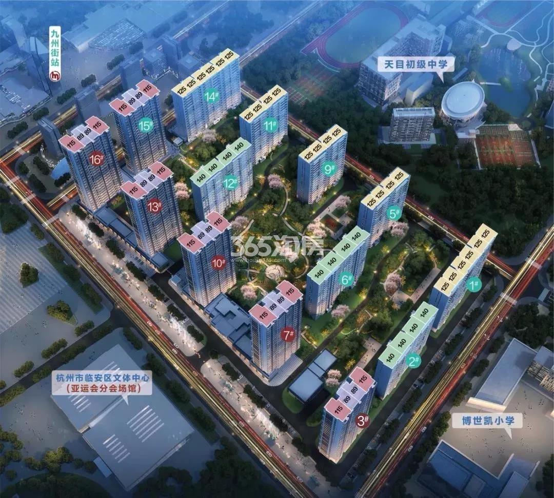 碧桂园玖晟府户型分布图