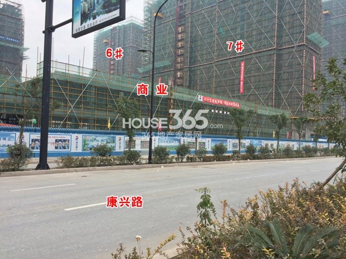 恒基旭辉府6、7#楼以及商业进度 2014.12