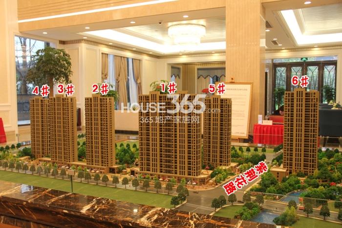 首开国风美域项目售楼处沙盘图