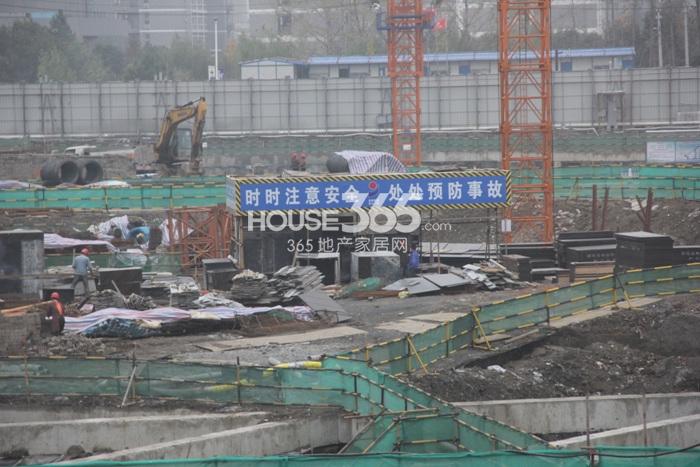 首开国风美域项目施工现场（2014.12）