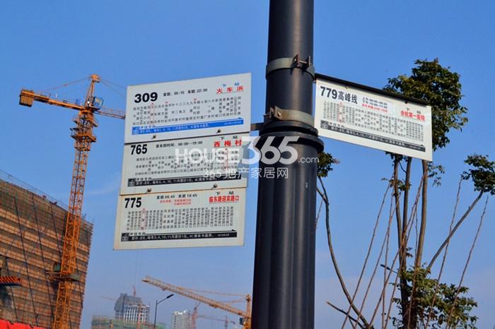 华元欢乐城项目周边配套——公共汽车站