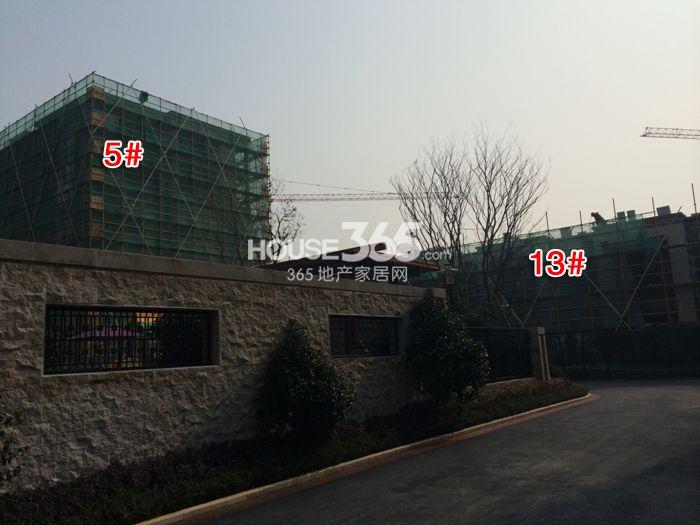 合景叠彩园项目5、13号楼施工进程（2015.1）