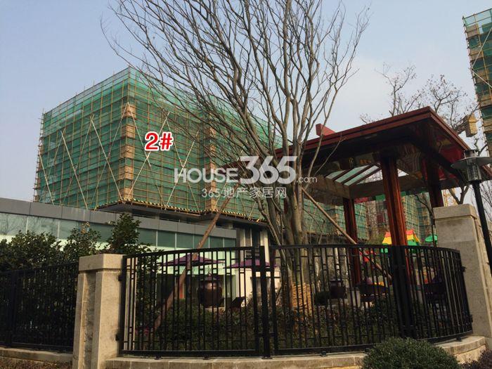 合景叠彩园项目2号楼施工进程（2015.1）