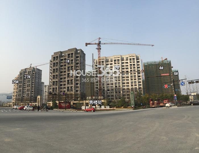 保利罗兰香谷1、2、4、6、26、27号楼施工实景图 2015年1月摄