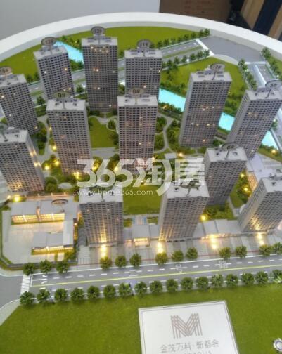 金茂万科新都会沙盘实景图