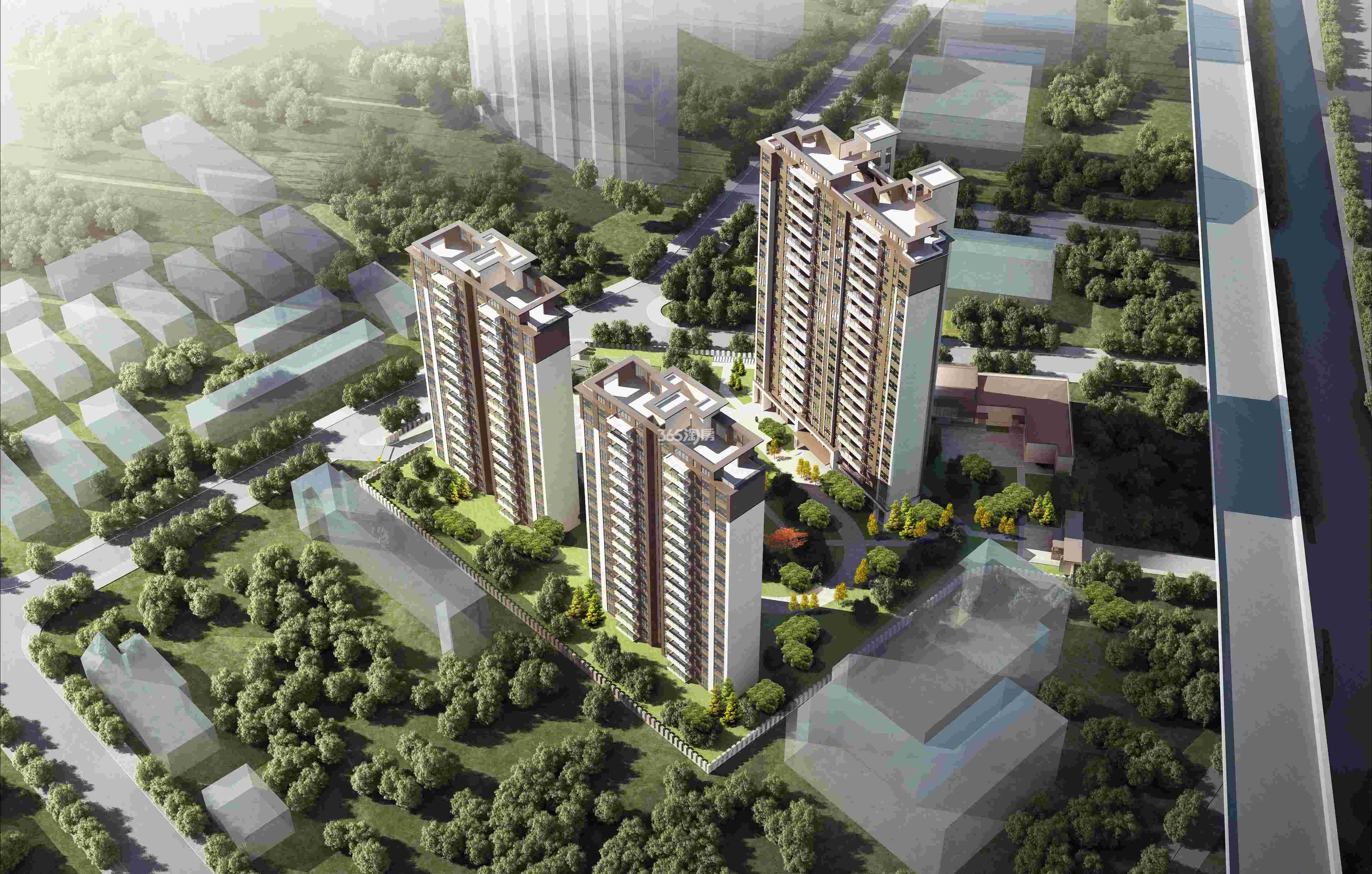 绿景公馆1898鸟瞰图