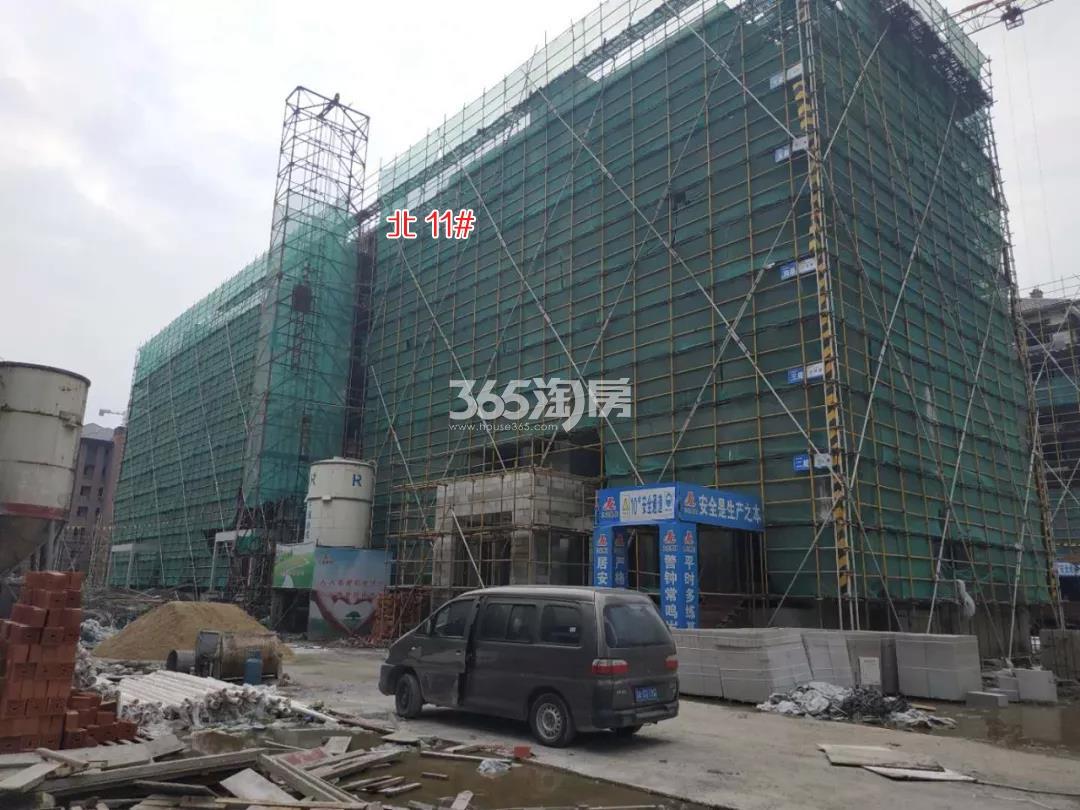 禹洲滨之江北区11号楼施工进程（2018.9）