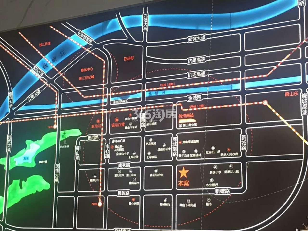 星南站区域图