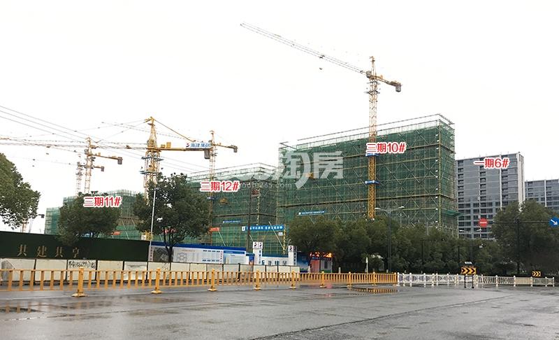 梧桐郡三期10-12号楼施工进程（2019.1）