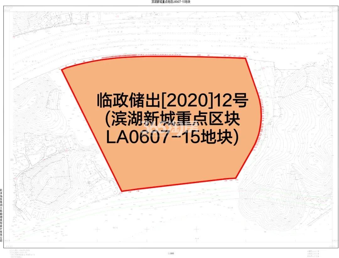 绿城滨湖新城宅地红线图