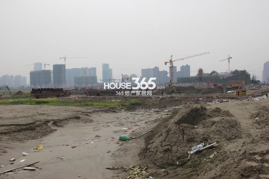 中国铁建江南国际城2015年3月工程进度实景图