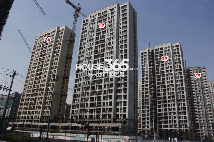 保亿风景晨园项目1、2、4、7号楼施工进程（2015.4）