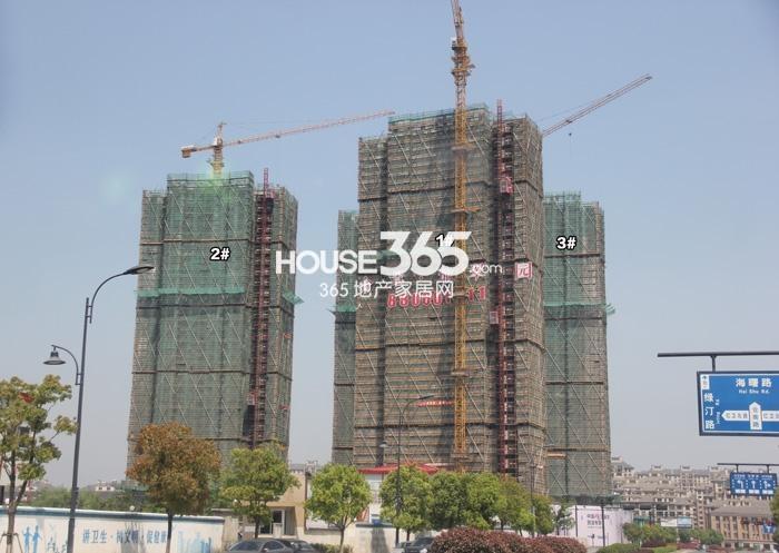 合景瑜翠园项目1、2、3号楼施工进程图（2015.4）