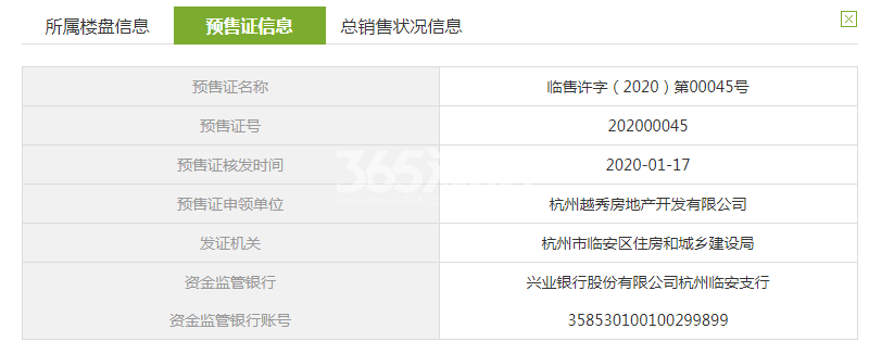 星悦城67#预售证信息