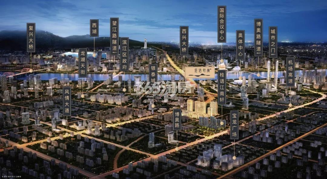 绿城桂语听澜轩鸟瞰图