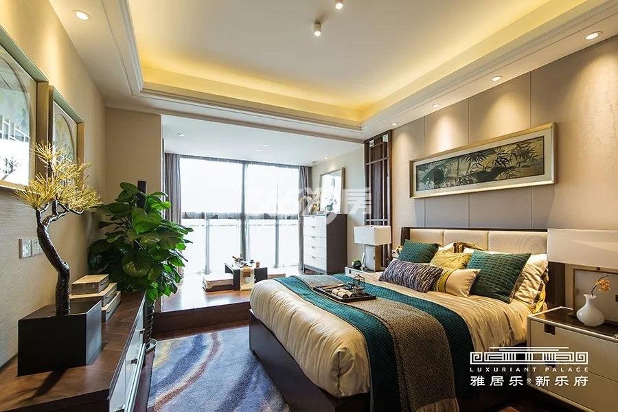 雅居乐新乐府130㎡C户型卧室样板间图