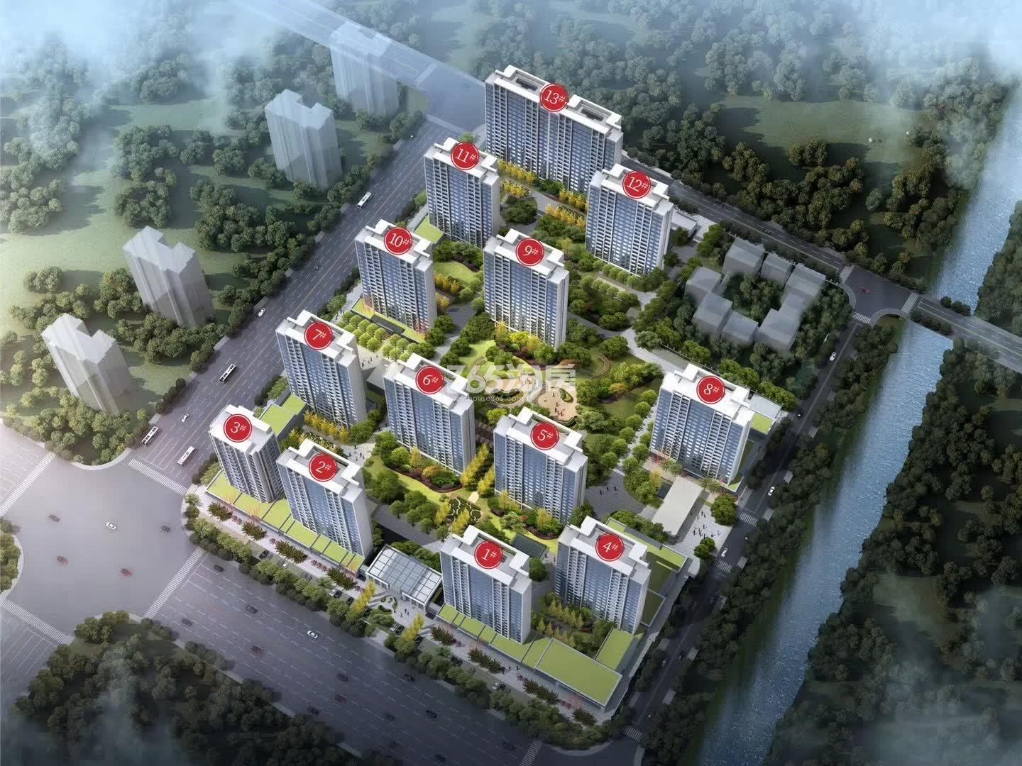 光合映公寓鸟瞰图