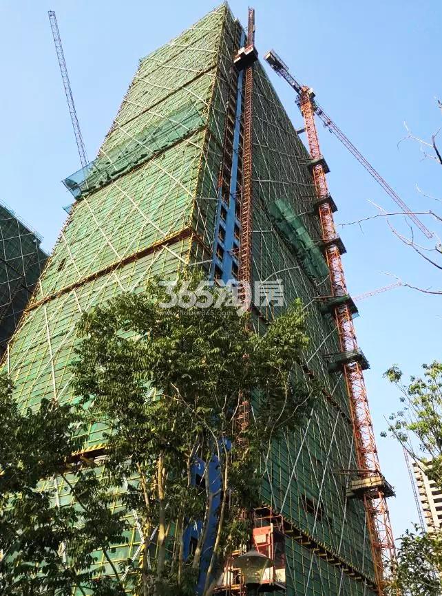 2018年8月西房拱宸外滩高层18号楼实景