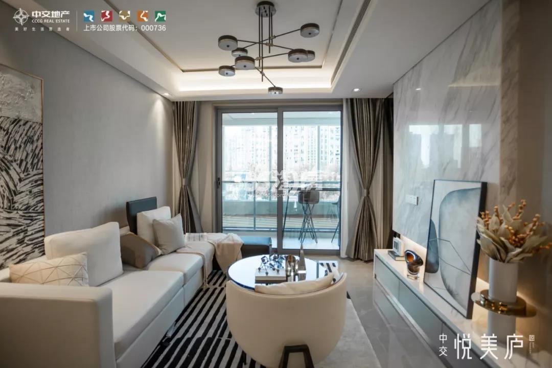 中交悦美庐项目88方样板房——客厅
