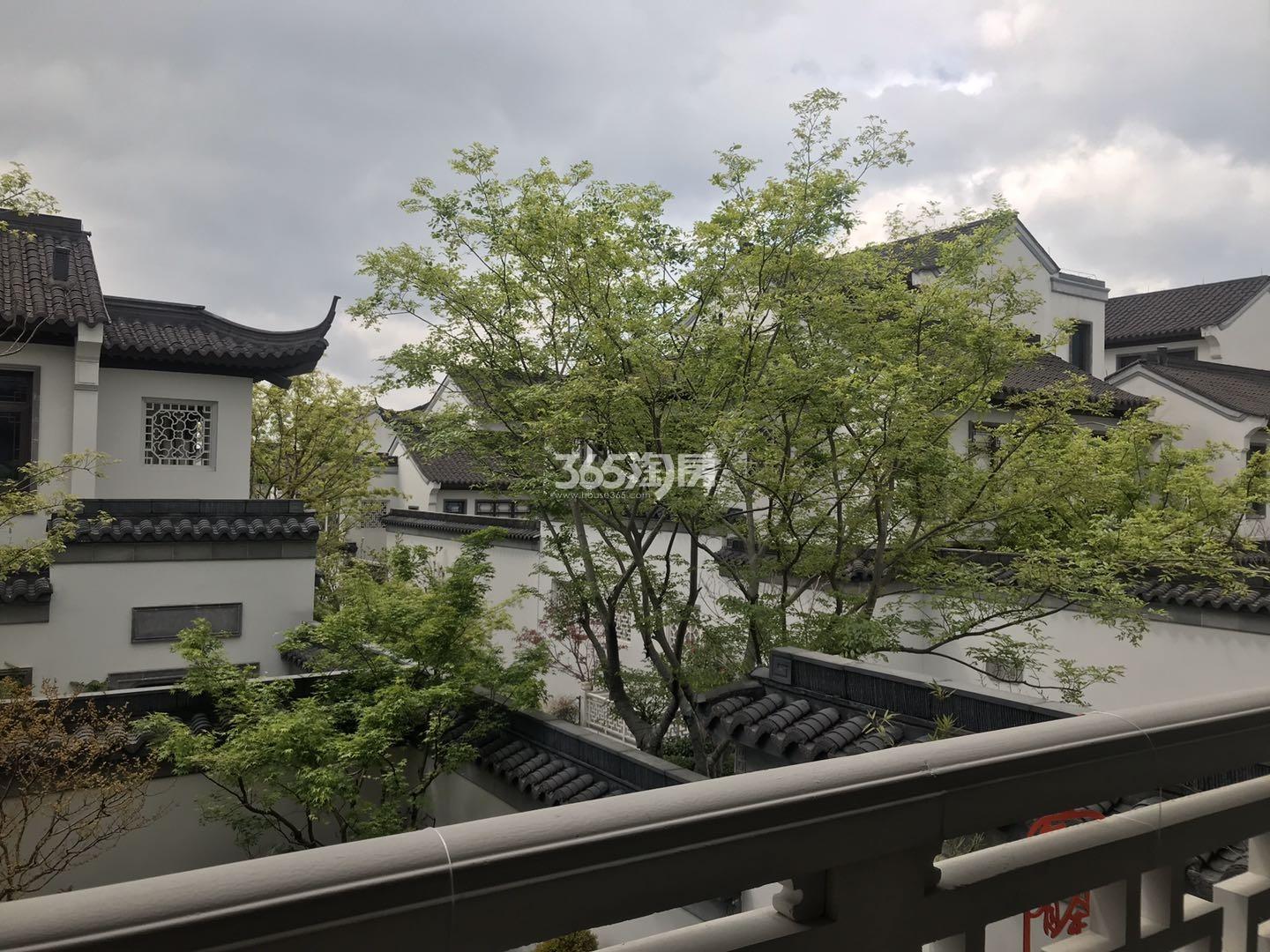 富春玫瑰园合院280方样板房——庭院