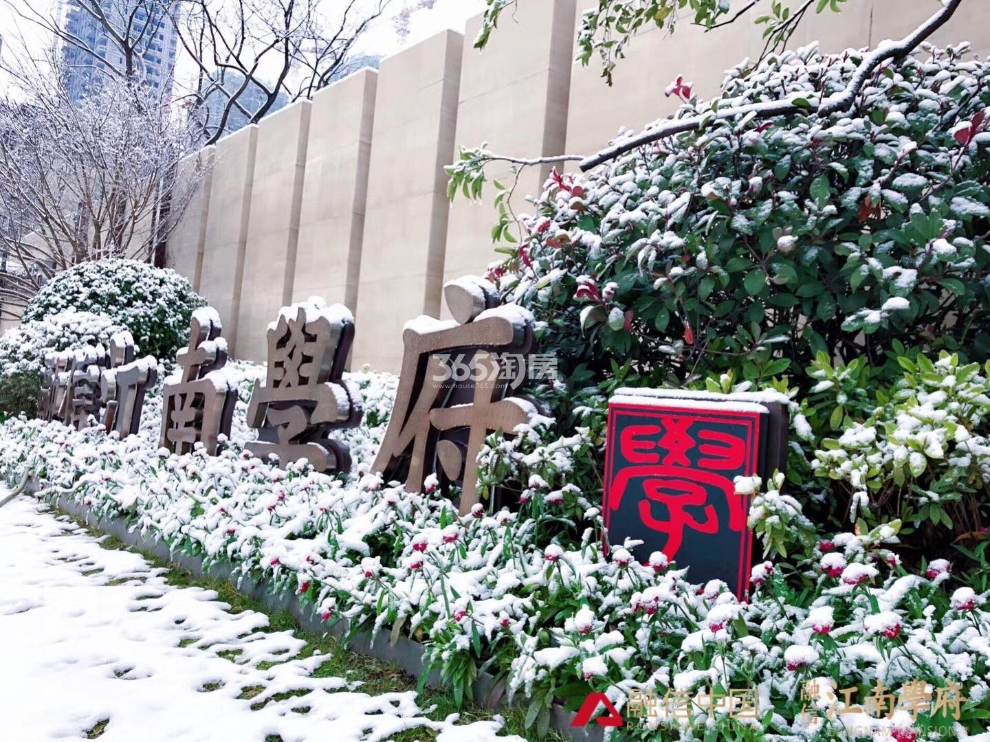 融信江南学府售楼处实景图 2018年1月摄