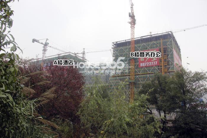 西溪永乐城项目A、B商务施工进程图（2015.11）