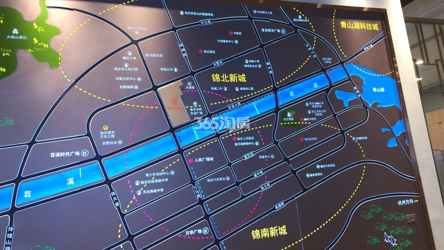 印象苕溪城城区位图