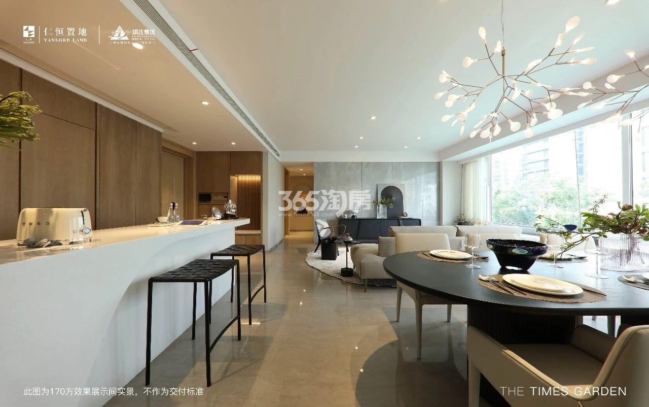 仁恒滨江园约170㎡MDO风格效果展示间实景图