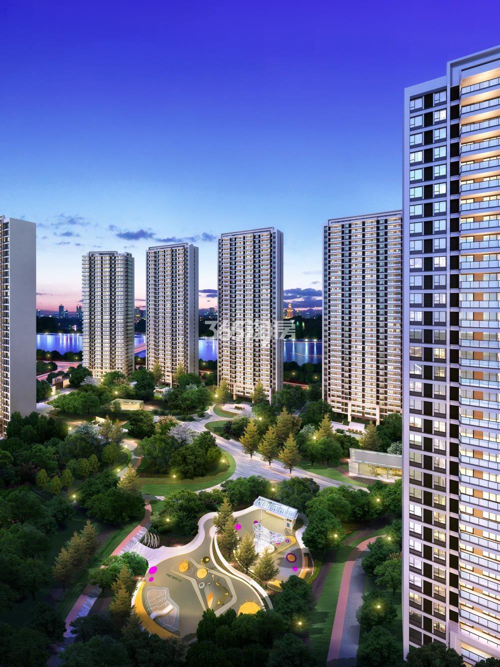蔚宸悦城夜景效果图