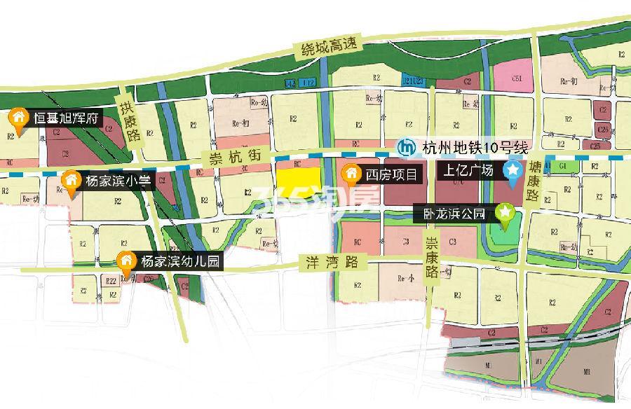 荣安崇贤地块周边