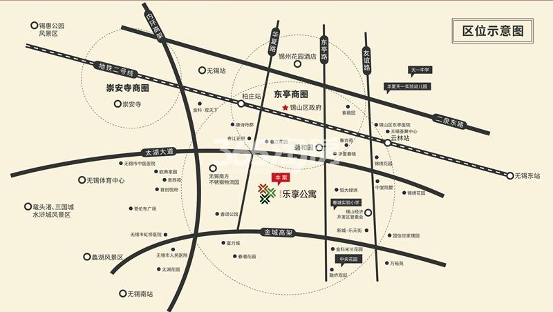 绿地乐和城交通图