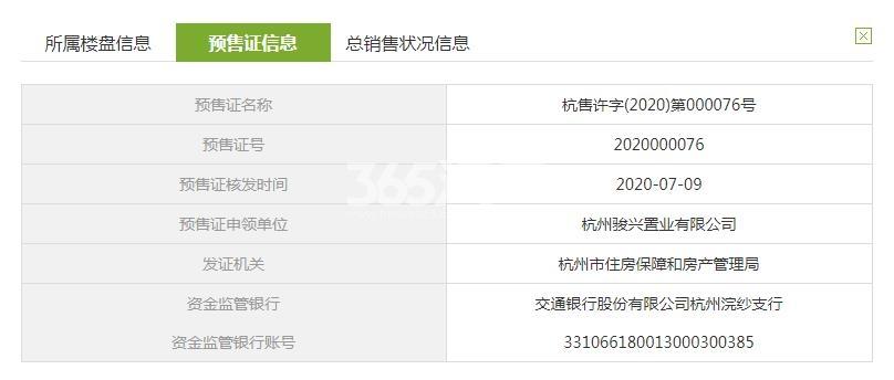 悦风华邸4、5#预售证