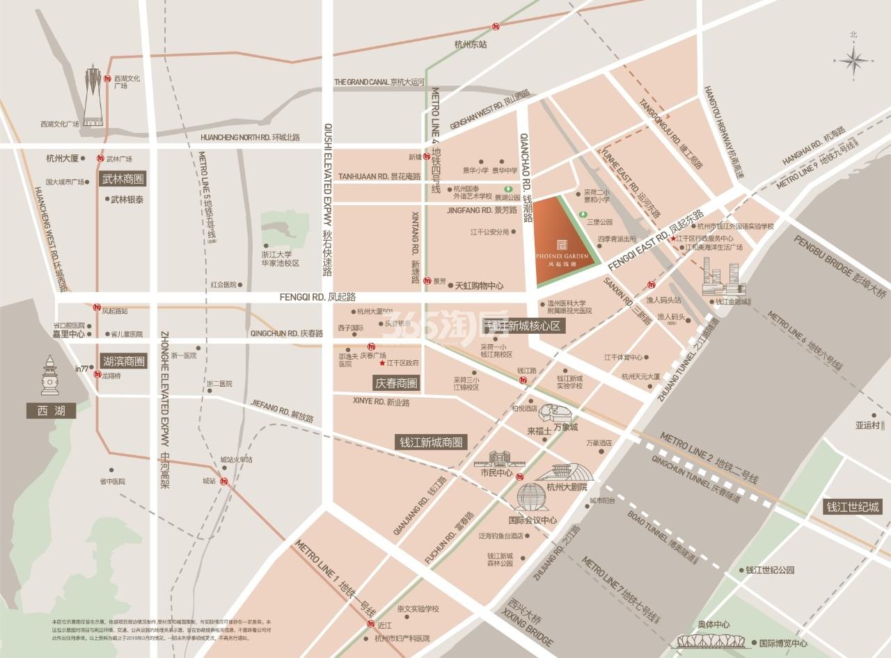 杭凤府区位图