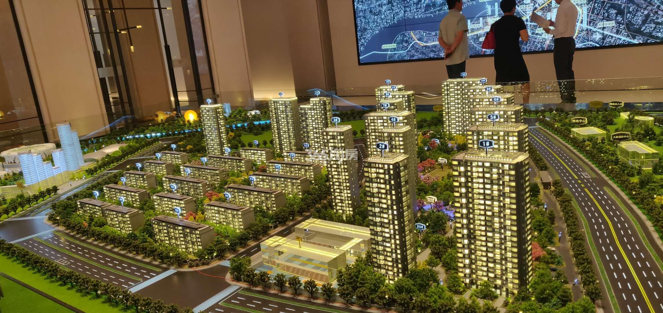 保利澄品沙盘实景图（2019年6月）