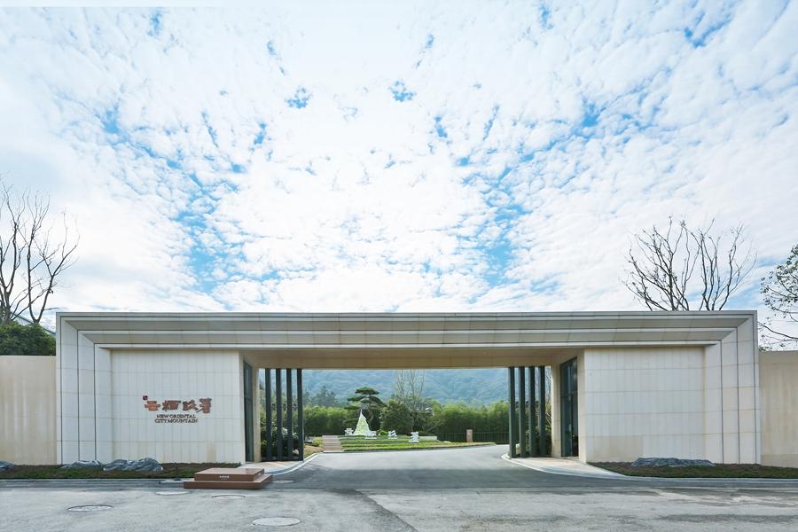 和昌云栖玖著售楼处实景图 2017年10月摄