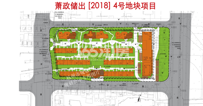德信市心府(暂定）地块总平面图