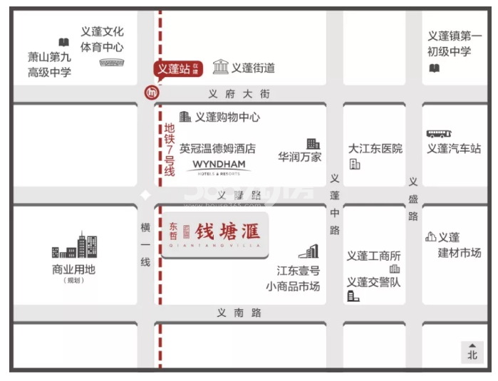 东哲钱塘滙交通图