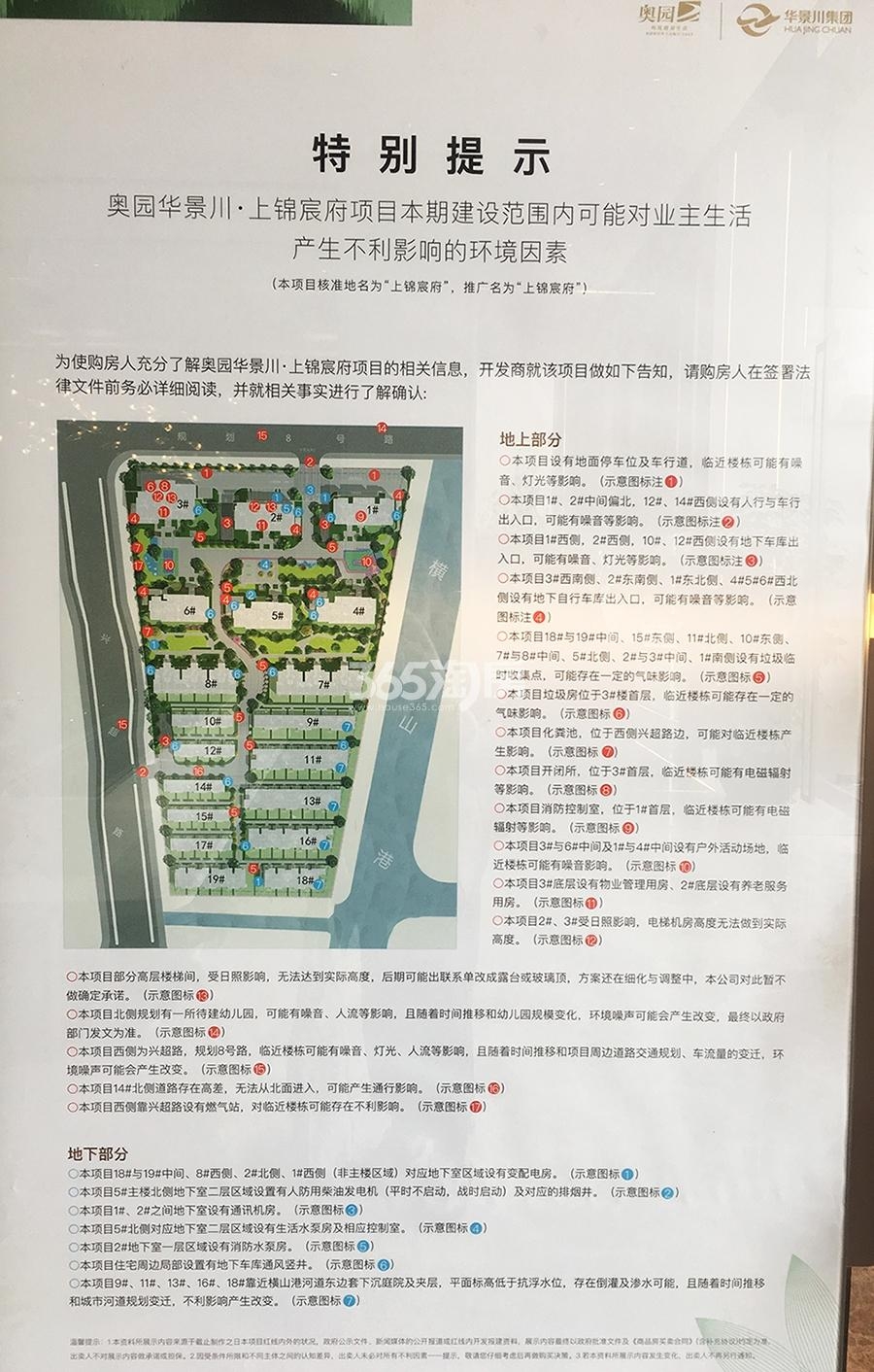 上锦宸府不利因素展示