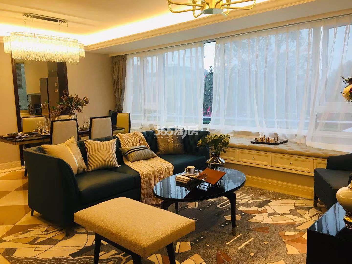 滨江新希望拥潮府低密度多层B户型119方样板房——客厅_杭州滨江新希望拥潮府_杭州新房网_365淘房