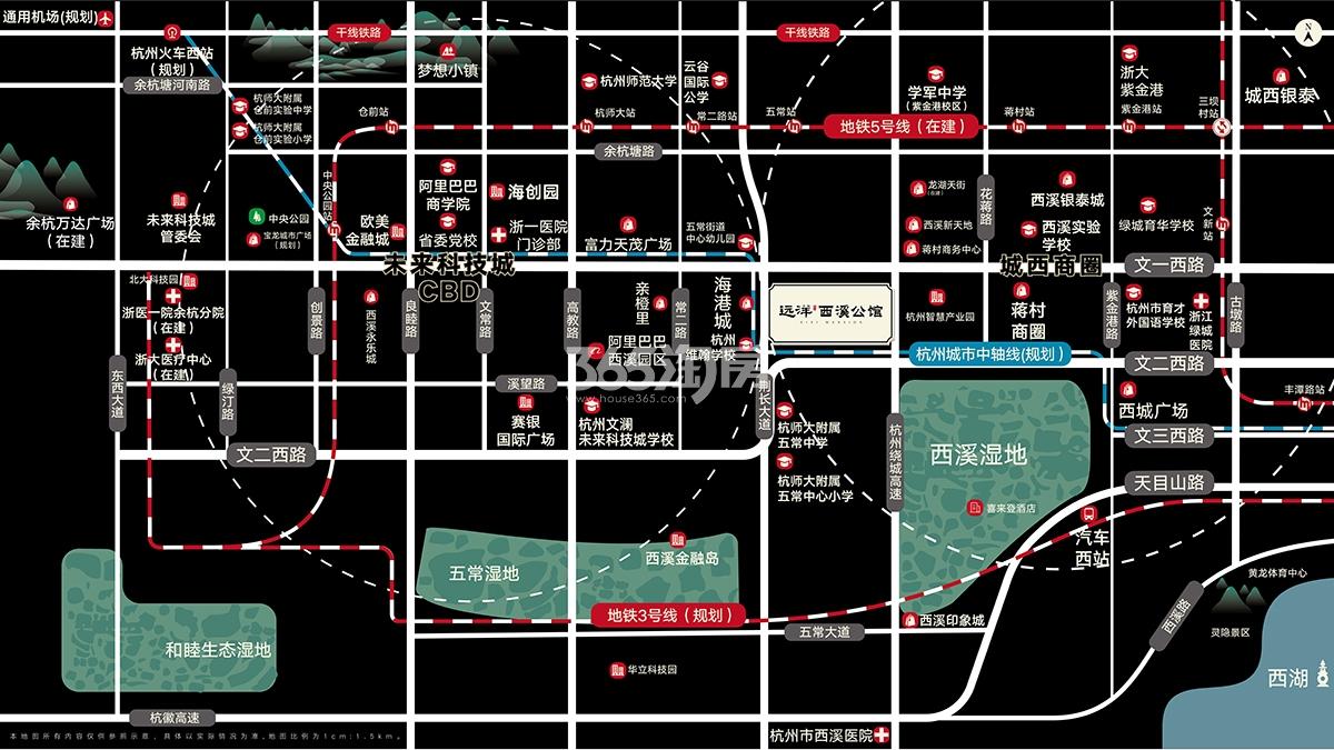溪水园交通图