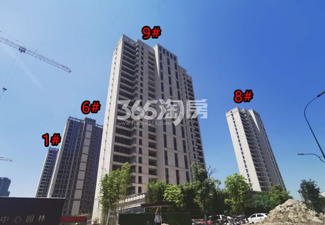 汇雅轩（中旅名门府）一期1、6、8、9#施工图 2019年6月摄
