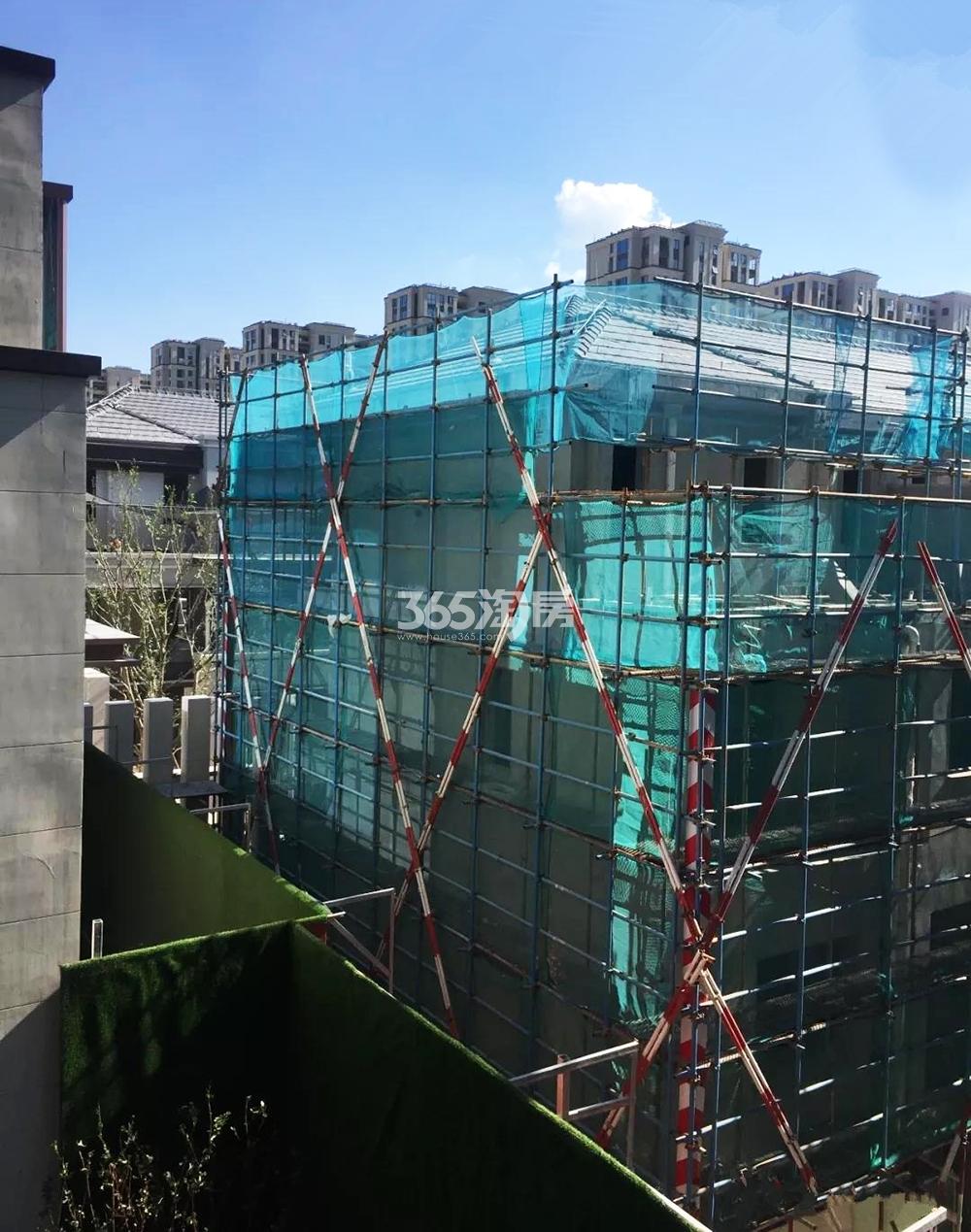 2018年7月联发藏珑玉墅工地一角