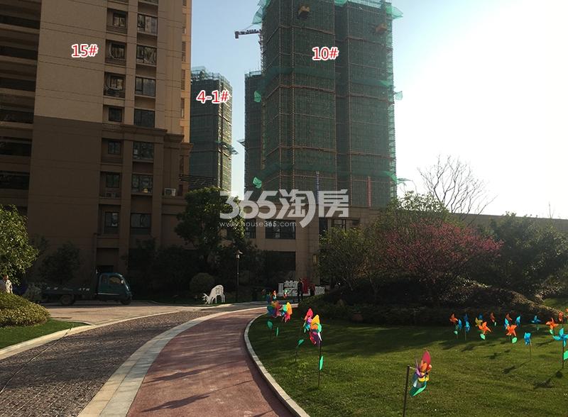 雅居乐国际花园4-1、10、15号楼施工进程图（2018.3）