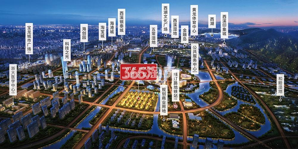 景瑞镜溪绿汀交通图