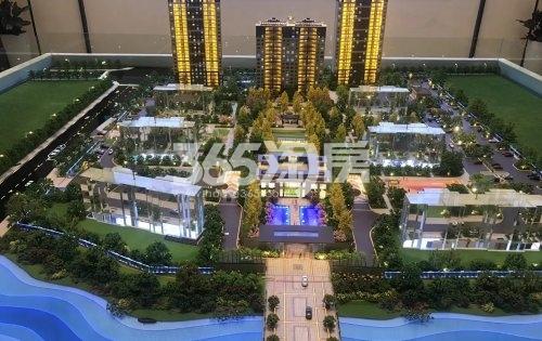 和风名筑项目沙盘实景