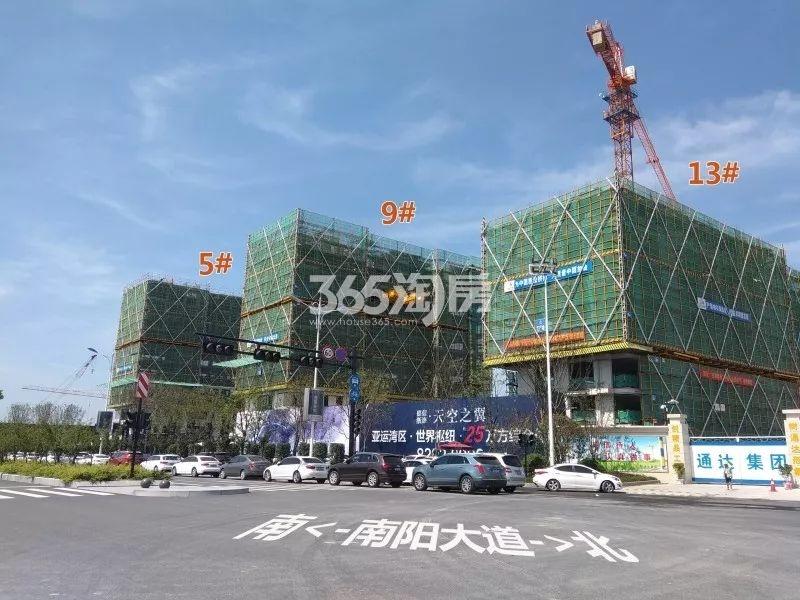 德信浙旅天空之翼5、9、13#实景图 2018年6月摄