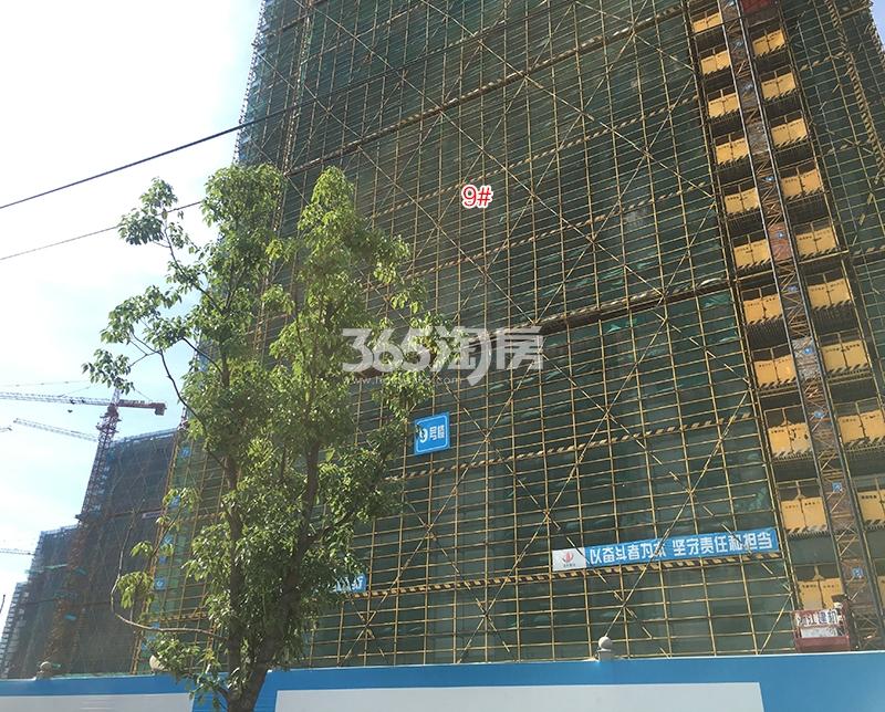 中南樾府项目9号楼施工进程（2018.7）